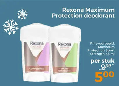 Aanbieding: Rexona Maximum Protection deodorant