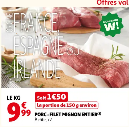 Offre: Filet mignon entier