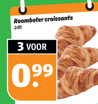 Aanbieding: Roomboter croissants