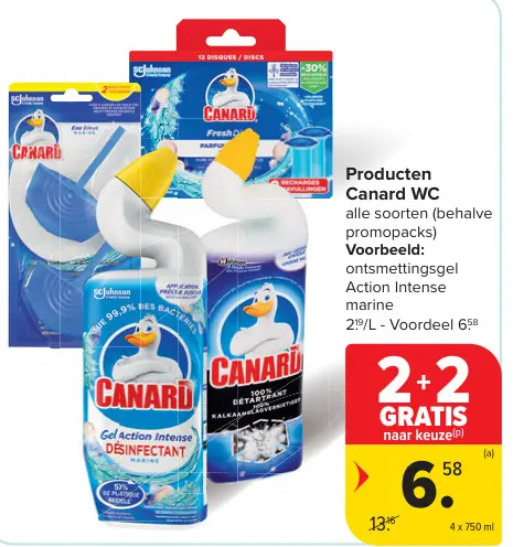 Promotie: Canard WC