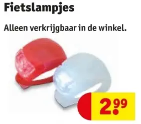 Aanbieding: Fietslampjes