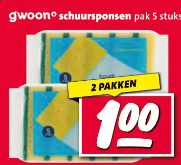 Aanbieding: schuursponsen