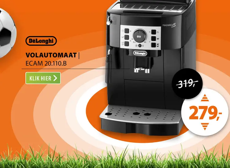 Aanbieding: DeLonghi ECAM20.110.B Zwart