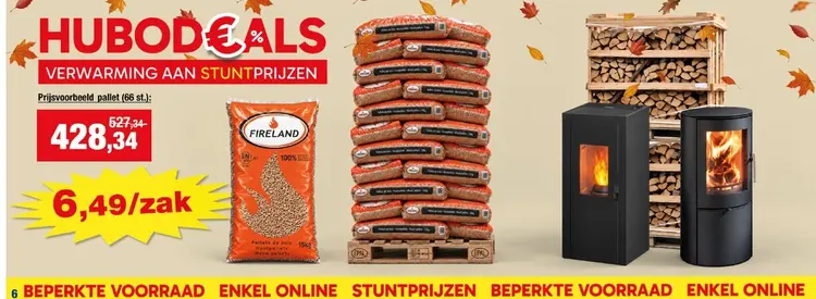 Promotie: Fireland Houtpellets