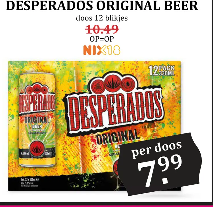 Aanbieding: Desperados original beer