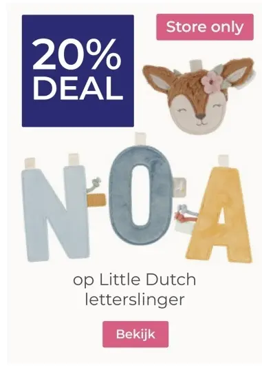 Aanbieding: Little Dutch letterslinger