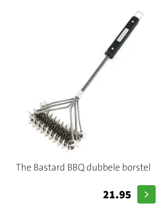 Aanbieding: BBQ dubbele borstel