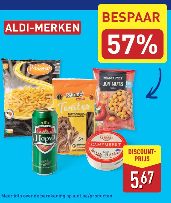 Promotie: Aldi-merken