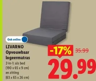 Aanbieding: Opvouwbaar logeermatras
