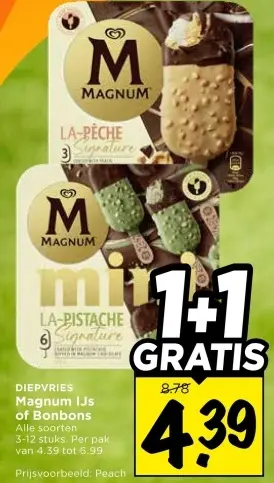 Aanbieding: Magnum IJs of Bonbons