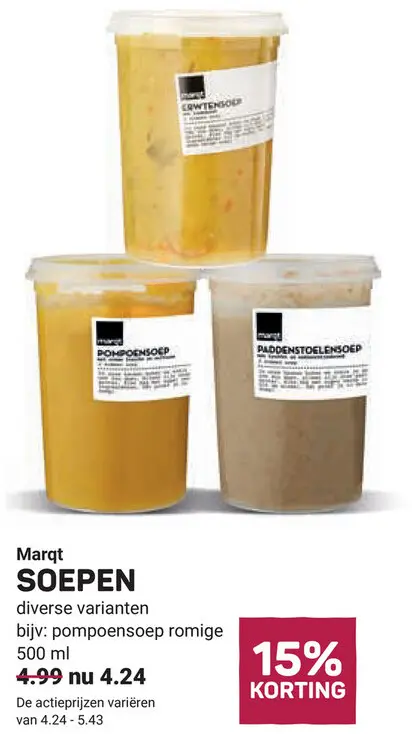 Aanbieding: Soepen