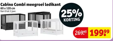 Aanbieding: Cabino Combi meegroei ledikant