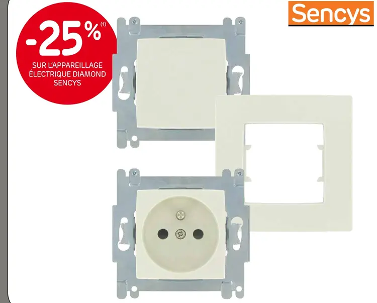 Offre: Appareillage électrique diamond