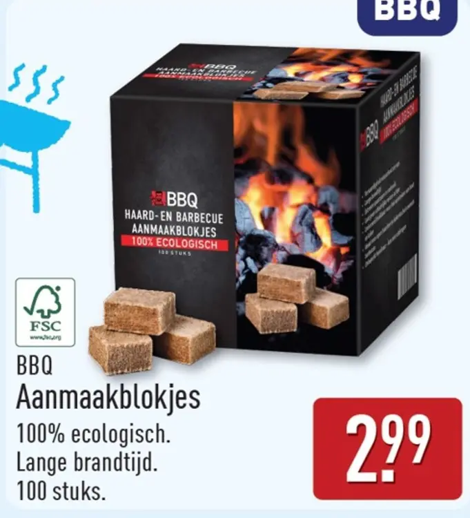 Aanbieding: Aanmaakblokjes