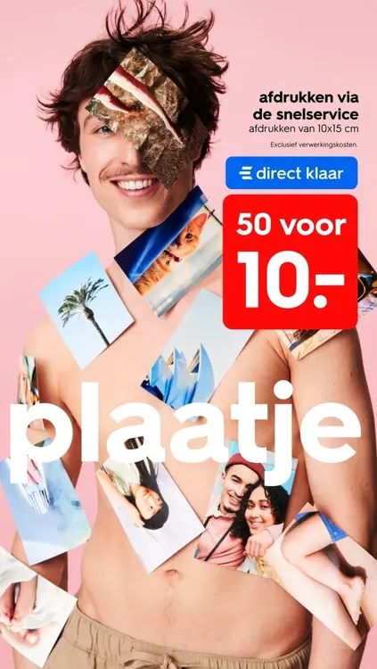 Promotie: Afdrukken via de snelservice