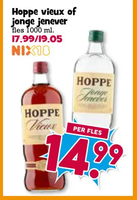 Aanbieding: Hoppe vieux of jonge jenever