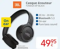 Offre: Casque écouteur TUNES25 BT BLACK