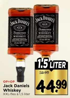 Aanbieding: Jack Daniels Whiskey