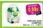 Aanbieding: Halfvolle melk