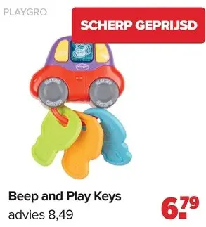 Promotie: Beep and Play Keys
