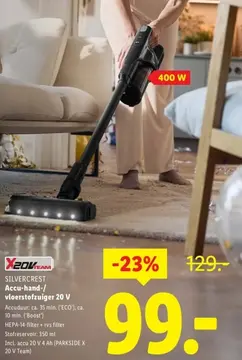 Aanbieding: Accu-hand-/ vloerstofzuiger 20 V