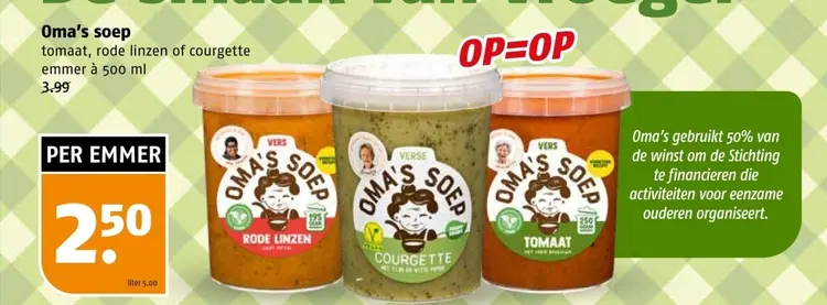 Aanbieding: Oma's soep