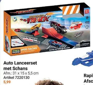 Aanbieding: Auto Lanceerset met Schans