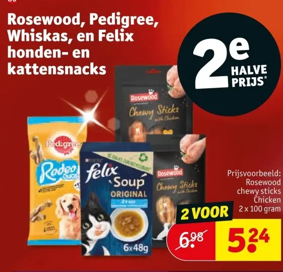 Aanbieding: Honden- en kattensnacks