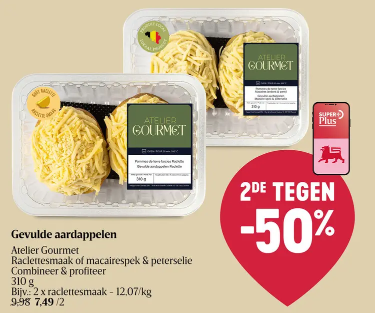 Promotie: Gevulde aardappel | Raclette