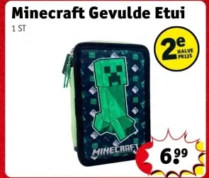 Aanbieding: Minecraft Gevulde Etui