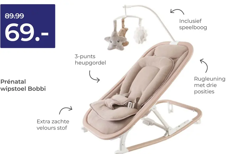 Aanbieding: Wipstoel Bobbi