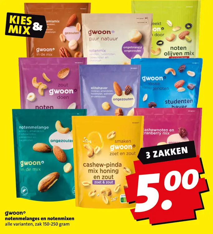 Aanbieding: Notenmelanges en notenmixen