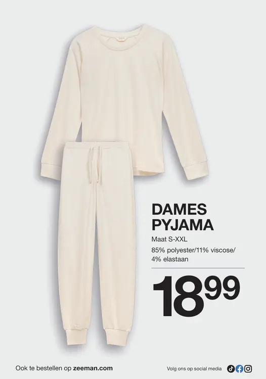 Aanbieding: Dames pyjama