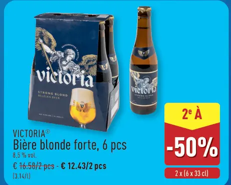 Offre: Bière blonde forte