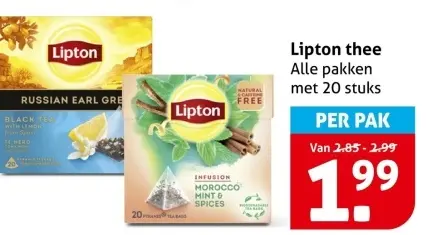 Aanbieding: Lipton thee