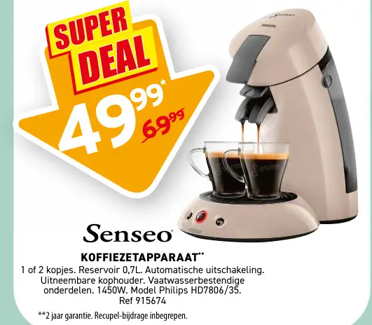 Promotie: Koffiezetapparaat