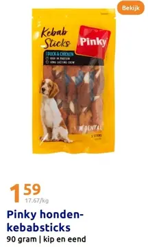 Aanbieding: Pinky hondenkebabsticks