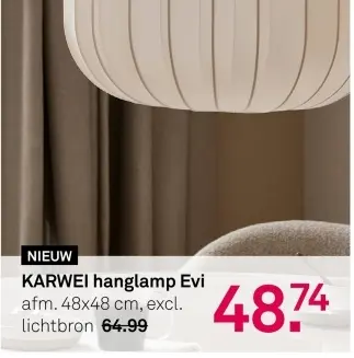 Aanbieding: hanglamp Evi