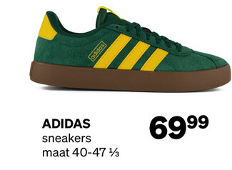 Aanbieding: Adidas VL Court 3.0 Sneakers groen Leer