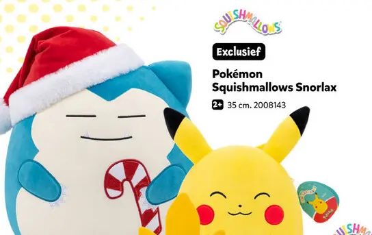 Aanbieding: Pokémon Squishmallows Snorlax