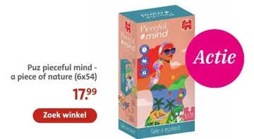 Aanbieding: Puz pieceful mind - a piece of nature