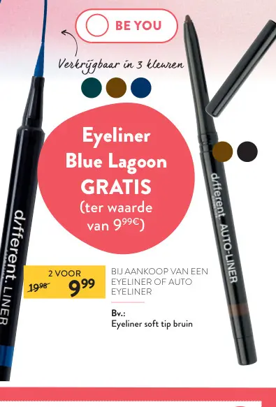 Promotie: Eyeliner Blue Lagoon