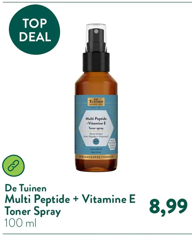 Aanbieding: Multi Peptide + Vitamine E Toner Spray