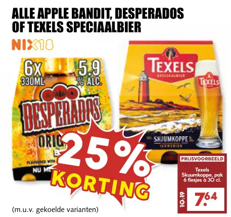 Aanbieding: Apple Bandit, Desperados of Texels Speciaalbier