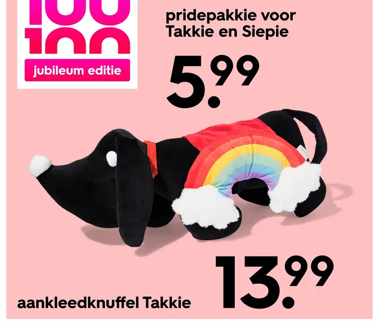 Aanbieding: pridepakkie voor Takkie en Siepie