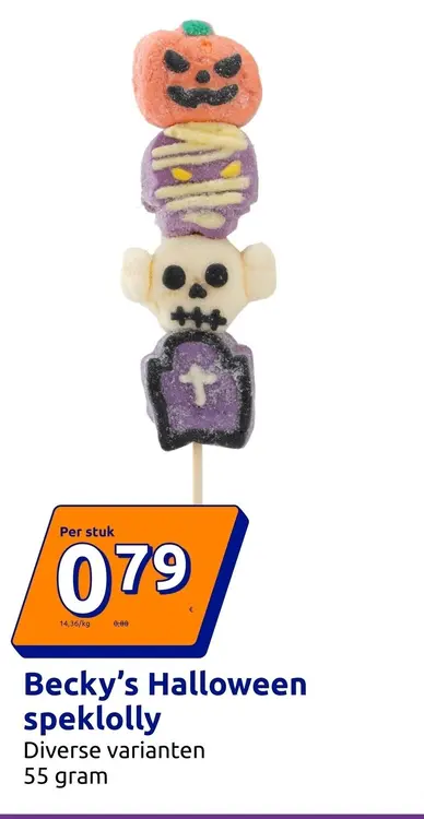 Promotie: Becky's Halloween speklolly