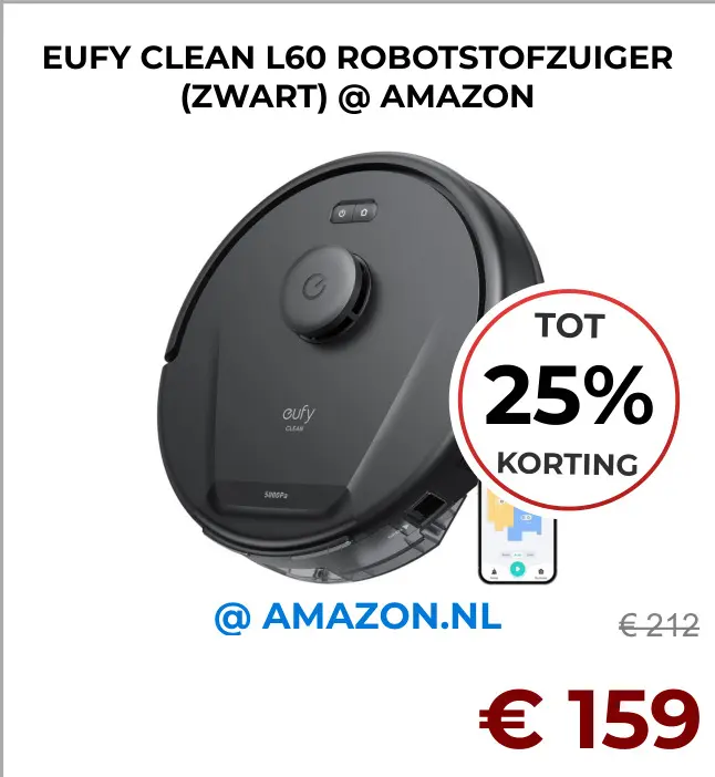 Aanbieding: L60 robotstofzuiger