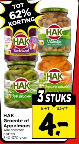 Groente of Appelmoes