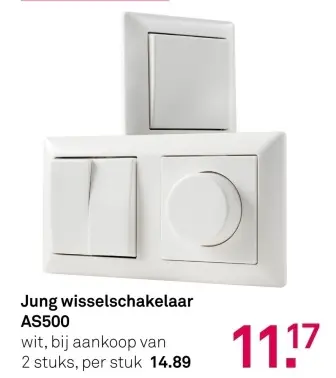 Aanbieding: wisselschakelaar AS500