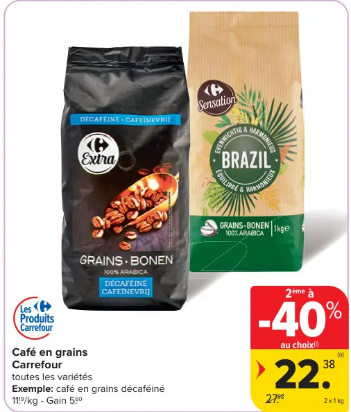 Offre: Café en grains